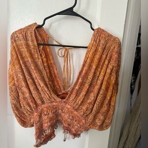 Free people top! Barely worn!!